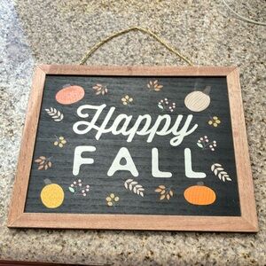 Fall wood sign decoration 11.5 x10 inches